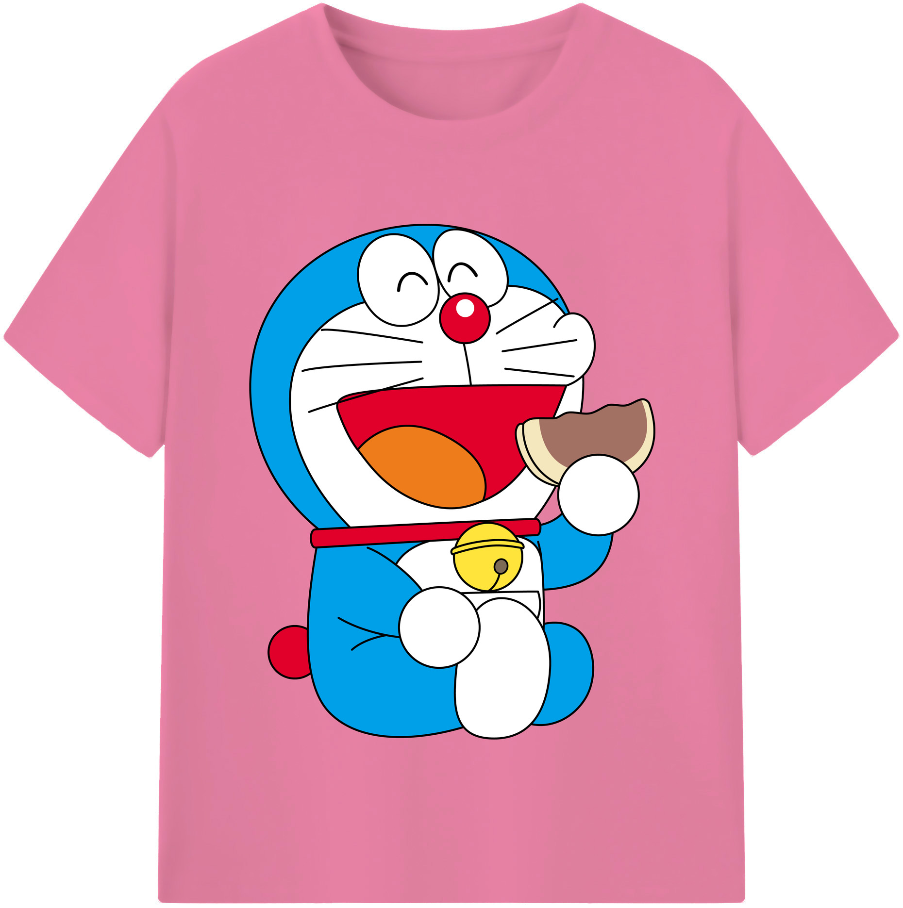 （画像用） ドラえもん Doraemon 綿100％半袖Tシャツ（フロントプリント）